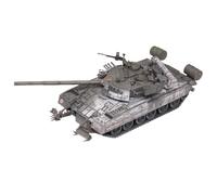 XIYUEYING Maquette Char De Combat Principal Russe Artisan T80U 1/72, Véhicule Militaire De Collection en Plastique Neige Véhicule blindé de Combat