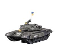 XIYUEYING Maquette Char De Combat Principal Ukrainien T-72 Artisan À L'échelle 1/72, Modèle Réduit en Plastique Véhicule blindé de Combat