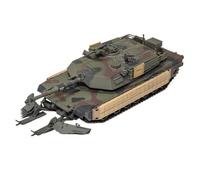 XIYUEYING Maquette Modèle Réduit en Plastique du Char De Combat Principal Américain M1A1 AIM Tusk Dragon 63192 À L'échelle 1/72 Véhicule blindé de Combat