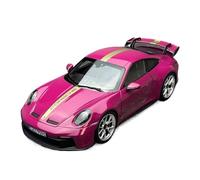 XIYUEYING Modèle De Voiture De Sport en Métal 1:18 pour Porsche 911 992 GT3 2021 Affichage Statique Collection De Vacances(Rose Red)