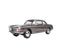 XIYUEYING Modèle De Voiture en Alliage 1:18 pour Peugeot 404 1967 Cabriolt Coupé Ornements De Collection Souvenir De Loisir pour Garçon Adulte(Gray)