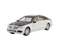 XIYUEYING Modèle De Voiture en Alliage Moulé sous Pression Jouets Sonores Et Lumineux pour Enfants 1:24 pour Mercedes Benz Maybach GLS600(White)