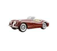XIYUEYING Modèle De Voiture Miniature Moulé sous Pression en Alliage pour Jaguar Xk 120 Roadster 1 24 Jouets Vintage Collection De Noël(Rouge)