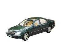 XIYUEYING Modèle De Voiture Vintage À Affichage Statique 1:18 pour Benz S55 AMG W220 Butterfly Run 2000 Collection De Cadeaux De Vacances(Vert)