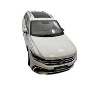 XIYUEYING Modèle Voiture Alliage 1:18 pour Volkswagen Tiguan L TIGUAN L 2022 Ornements Véhicule Statique Décorations pour Maison(White)