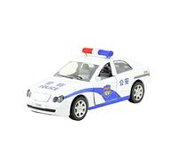 XIYUEYING pour Alliage Feu Voiture De Police SWAT Soldat Son Et Lumière Porte Ouverte Jouet Voiture pour Enfants 1:32(4)
