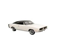 XIYUEYING pour Dodge Charger R/T SE 1969 1:43 Résine Modèles Limités Blanc Classique Auto Jouets Voiture Collection Cadeau