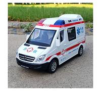 XIYUEYING pour Mercedes-Benz Sprinter Voiture Anti-épidémique Ambulance Alliage Spécial Voiture De Police Modèle 1/32(3)