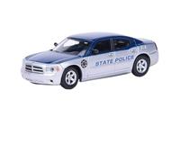 XIYUEYING Voiture De Police Dodge Charger 1:87 Modèles De Voitures Classiques en Résine Collection Statique Jouets De Vacances Décorés