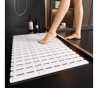 XIYUNTE Tapis de Douche Antidérapant et Anti-Moisissure pour Personnes Âgées - 68 x 40 cm - Tapis de Bain Intérieur avec Ventouses Puissantes