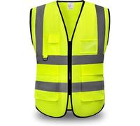 XIZHID Gilet de Sécurité Réfléchissant Voiture pour Mercedes-Benz GLA GLB GLA250 GLA 45 AMG GLB250 GLB 35/45 AMG, Gilet réfléchissant de Haute visibilité avec Plusieurs Poches, XL