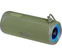 Xj 100 Boîtier Bluetooth Portable Amplifié 40 W, Haute Performance Avec Fonction Tws, Aux-In, Microphone Intégré, Haut-Parleur Bluetooth Résistant À L'Eau Étanche Ip67, Vert