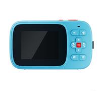 XJ07 Appareil photo numérique pour un usage quotidien avec enregistrement vidéo HD 2,5 K, image 72 MP, zoom 16x, mise au point automatique, écran avant de 2,4" et écran arrière de 0,55" (bleu)