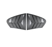 XJBWSDE Becquet de fenêtre arrière de Voiture, Autocollant de Protection pour volet latéral, pour BMW Série 5 F10 525i 530i 2011-2017, Style de Voiture, aileron arrière (Aspect Fibre de Carbone)