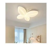 XJBWSDE Plafonniers Nordiques Chaleureux pour Chambre d'enfant, romantiques, Papillons, LED, créatifs, pour Chambre de Princesse, Petite Fille (Blanc, lumière Froide)