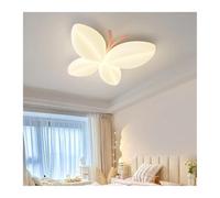 XJBWSDE Plafonniers Nordiques Chaleureux pour Chambre d'enfant, romantiques, Papillons, LED, créatifs, pour Chambre de Princesse, Petite Fille (Rose, lumière Froide)