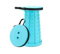 xjdagaoge Tabouret Pliant Léger, Tabouret Rétractable, Capacité de Charge de 330 Livres, Adapté à La Pêche, Aux Réunions de Famille, Au Camping, en Attendant Le Bus ou Le Métro(White)
