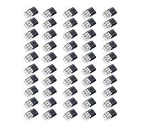 Xjdzineq 10/20/30/40/50 connecteurs de fils LED enfichables à 3 broches - Bornes universelles - Pas besoin de dénuder - Connecteurs de bloc