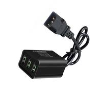 Xjdzineq Adaptateur de charge USB de voyage 12 V vers 90 V pour moto avec long câble pour une utilisation confortable du vélo électrique USB