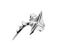 Xjdzineq Bagues en forme de patchwork au design unique, accessoire de style gothique pour homme et femme, bijoux modernes, fournitures de fête, utilisation de bagues punk à la mode