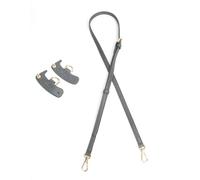 Xjdzineq Bandoulière de rechange en cuir synthétique - Ceinture de rechange réglable - Sangle de sac à bandoulière réglable en cuir synthétique, gris clair, One Size