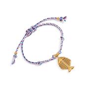 Xjdzineq Bijoux en corde réglable d'inspiration marine avec breloque sur le thème marin, idéal pour les journées chaudes, unisexe, accessoire de poignet, corde tressée avec breloque, taille unique
