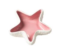 Xjdzineq Boîte de rangement pour bijoux en faïence Motif échinoderme côtier dense Cadeau prêt à l'emploi Plage Maison Deck Boîte de rangement pour bijoux