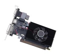 Xjdzineq Carte graphique DDR3 de 2 Go - Pour jeux vidéo - Profil bas - Avec ventilateur de refroidissement - Gestion thermique - Carte graphique de jeu