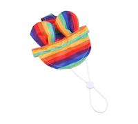 Xjdzineq Chapeau de soleil coloré et léger pour chien de défense avec ventilation auriculaire