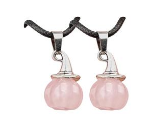 Xjdzineq Collier avec pendentif en forme de chapeau de sorcière en agate faite à la main pour Halloween, unisexe, cordon noir, collier réglable unisexe pour Halloween, pendentif citrouille et pierre