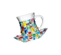 Xjdzineq Ensemble de verres à whisky modernes - Passe au lave-vaisselle - Accessoires de fonction sociale - Tasse à whisky peinte à la main