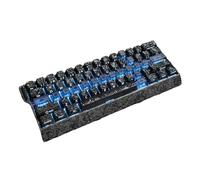 Xjdzineq Lot de 19 touches ergonomiques transparentes pour une saisie confortable et un jeu sur claviers mécaniques Durabilité des touches de jeu PC