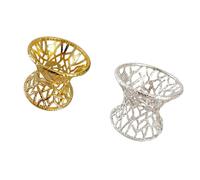 Xjdzineq Lot de 2 élégants porte-passoires à thé en alliage de zinc pour table, comptoir, chambre, restaurant, accessoire traditionnel