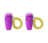 Xjdzineq Lot de 2 sifflets pour dressage de chien - Accessoire efficace avec dragonne
