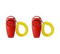 Xjdzineq Lot de 2 sifflets pour dressage de chien - Accessoire efficace avec dragonne