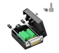 Xjdzineq Module adaptateur de terminal DB26 industriel avec contacts cuivrés, pas besoin de câblage à vis à souder