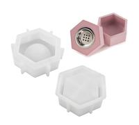 Xjdzineq Moule en résine avec couvercle pour chauffe-encens, moules en époxy pour cônes d'encens