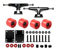 Xjdzineq Paire de roues de skateboard de qualité supérieure de 60 mm et roulements professionnels avec camions de 12,7 cm pour améliorer les systèmes de camion