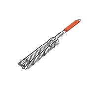 Xjdzineq Panier de barbecue professionnel avec poignée ergonomique en bois qui garantit une répartition uniforme de la chaleur lors du barbecue et pour les appareils de cuisson de camping