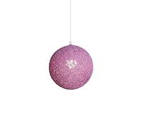 XJEIVJIC 15 Colors & 10 Sizes, Hand-Woven Bamboo Pendant Lighting, Creative Bird's Nest Shape Rattan, Twine Round Hanging Lamps, 8In/10In/12In/14In/16In/18In/20In/22In/24In/28In Lighting D (F 10In)