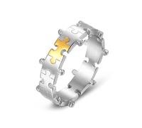 XJEIVJIC Affaire de mariage pour hommes, anneaux de promesse en acier inoxydable pour les femmes MM Ring