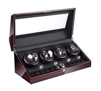 XJEIVJIC Chandelier 8 12 Boîte à Enrouler de Montre Automatique avec éclairage LED Motor de Piano à Moteur de Piano extérieur Grande capacité 4 Modes de Rotation, Un Lustre
