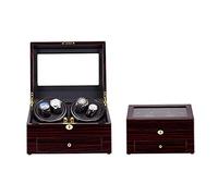 XJEIVJIC Chandelier Watch Shaker Piano Peinture Boîte à Enrouler en Bois pour Les Montres automatiques, avec boîte de Rangement de Montre Multi-épitopes Moteur muette Chandelier