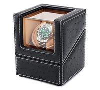 XJEIVJIC Chandelier Watch Winders Automatic Watch Wind Winder Box Boîte de Rangement de Montre en Cuir Simple