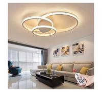 XJEIVJIC d Acrylic Ceiling Lights, Wrought-Iron Round Led Living Room Lamp, Modern Design Metal d for Dining Room Kitchen Bedroom Bathroom Ceiling Lights