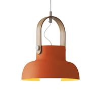 XJEIVJIC E27 Screw Single-Head Pendant Light,French Minimalist Style Chandelier,Creative Personality Iron Art Hanging Lamp,Coffee House Studio Restaurant Decorative Lighting Fixtures (Dark)