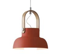 XJEIVJIC E27 Screw Single-Head Pendant Light,French Minimalist Style Chandelier,Creative Personality Iron Art Hanging Lamp,Coffee House Studio Restaurant Decorative Lighting Fixtures (Dark)