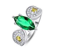 XJEIVJIC Éternité Anniversaire Band de mariage Bague de fiançailles en zircone cubique