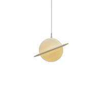 XJEIVJIC Pendant Light, Romantic Creative Planet Pendant Light Fixture,V-intage Farmhouse Aisle Hanglamp, Retro Country Decoration Bulb E27 Ceiling Chandelier for Kitchen Island Warehouse Garage.(30)