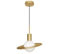 XJEIVJIC Pendante Lumière, pendentif en verre à tête simple, lumière suspendue avec une teinte en verre V-Intage Farmhouse M-II LAMPE DE CHANDELER